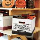 Boîte de rangement à usage intensif Bankers Box R-Kive Lettre/Légal - Blanc/noir - paquet de 12-Assemblage rapide et facile FastFold