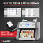 Cassida - Compteur de devises à poche unique de dénominations mixtes (CAD/USD) avec détection avancée des contrefaçons-5