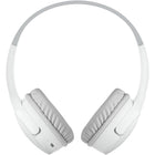 Belkin - Mini casque supra-auriculaire sans fil pour enfants avec étui - blanc-Microphone intégré pour les appels vidéo et téléphoniques