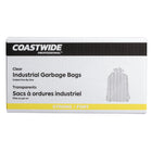 Coastwide Professional - Sacs à ordures - résistants - 35 po l x 50 po L - transparents - Paquet de 125-Robustesse : Résistant