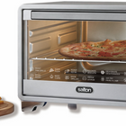 Salton - four grille pain numérique avec friture à air NuRetro - argent métallisé-Vaste plage de températures (90 °f - 450 °f/30 °c - 230 °c) — adaptée aussi bien aux cuissons à basse température qu’aux rôtissages à chaleur élevée.