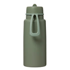 b.box - Gourde isotherme à bec rabattable - 1L - Olive-Retournez, sirotez et partez – couvercle à paille, poignée de transport et capacité de 1L pour une hydratation sans effort