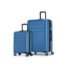 Bugatti - Collection Timeless, Ensemble de Valise 2 Morceaux à Coque Rigide - Bleu-Fabriqué en ABS léger et résistant
