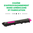 CIG - Cartouche de toner Brother TN221M remise à neuf - rendement standard - magenta- Garantie de 2 ans avec garantie de performance à 100 %