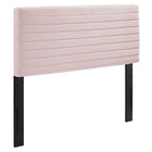 Modway - Tranquil Chenal Touffé Tête de lit King/King de Californie, Rose-Tête de lit Channel Tufted King/California King