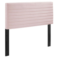 Modway - Tranquil Chenal Touffé Tête de lit King/King de Californie, Rose-Tête de lit Channel Tufted King/California King
