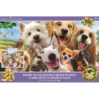 Howard Robinson - Selfie chiens et chats - 100 pièces-Casse-tête 3D lenticulaire de 100 morceaux