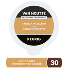 Van Houtte - Café à saveur de vanille noisette, torréfaction légère, capsules K-Cup - paquet de 30-Paq./30