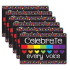 Ashley Productions - Smart Poly Tapis de souris pour ordinateur - 8" x 10" - Célébrez chaque voix - Paquet de 6-Commencez votre journée du bon pied avec ces accessoires élégants et fonctionnels qui arborent des citations inspirantes et des expressions positives.