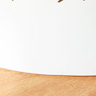 HOMCOM - Col de Sapin de Noël de 26 po avec Motifs de Flocons de Neige-La conception en trois pièces permet un assemblage simple et rapide 