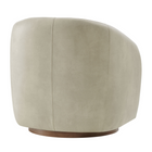 Modway - Holland Pivot Cuir végane Fauteuil - Monnaie-Arrivée entièrement assemblée
