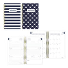 Blueline - Agenda Scolaire Hebdomadaire/Mensuel 13 Mois De Juillet À Juillet - 8 po H x 5 po l - Motif Nautique - Anglais-13 mois, de juillet à juillet