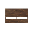 Nexera - Tête de lit double, Truffe-2 panneaux horizontaux créent un effet de planches moderne