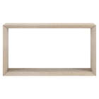 Hudson&Canal - Console Osmond 55" de largeur - Blanc aulne-La table est fabriquée à partir de matériaux MDF de haute qualité et durables