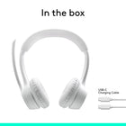 Logitech - Zone 300 casque Bluetooth sans fil avec microphone anti-parasite - Blanc-10