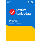 Intuit - TurboImpôt Premier 2024 - 12 déclarations - Anglais - Windows [Téléchargement]-Conçu pour les déclarations contenant des placements et des biens locatifs