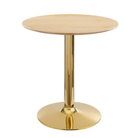 Modway - Verne 28 po Table à manger, Or Naturel-Table à manger moderne