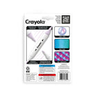 Crayola - 8 marqueurs double pointe à base d'alcool Crayola Colour Collections - Pastel - paquet de 8-Palette de couleurs pastel : découvrez des roses poudres, des verts tendres et des teintes lavandes délicates, parfaits pour le coloriage rêveur et léger