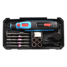 Fixtec - Ensemble de mini-meuleuse sans fil 4V au lithium-6