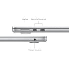 Apple - Portatif MacBook Air 13,6 po, M3, SSD 512 Go, Mémoire unifiée 8 Go - Argent - Anglais-Les Apps Décollent Avec Les Puces Apple - Vos outils préférés, de Microsoft 365 à Adobe Creative Cloud, s’exécutent en un flash sous macOS