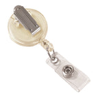 C-Line - Bobines rétractables pour cartes d'identité - Clip à ressort - Transparent - Paquet de 12-Cordon rétractable de 36 pouces