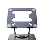 ShoppingAll - Support D’Ordinateur Portable Avec Base Rotative À 360° Pour Ordinateurs Et Tablettes Jusqu’à 17,3 Pouces – SA-LS8R-GRAY-Compatibilité Étendue – Convient aux ordinateurs portables et tablettes de 11” à 17,3”.