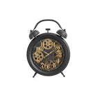 Monarch Specialties - Horloge - 12 po Rond - Mécanisme D'Engrenage - Brun - Transitionnel-Une élégante horloge de table ronde de 12 pouces d'inspiration vintage, dotée d'un mécanisme unique à engrenages mobiles et d'une finition sophistiquée en marron foncé