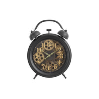 Monarch Specialties - Horloge - 12 po Rond - Mécanisme D'Engrenage - Brun - Transitionnel-Une élégante horloge de table ronde de 12 pouces d'inspiration vintage, dotée d'un mécanisme unique à engrenages mobiles et d'une finition sophistiquée en marron foncé