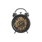 Monarch Specialties - Horloge - 12 po Rond - Mécanisme D'Engrenage - Brun - Transitionnel-Une élégante horloge de table ronde de 12 pouces d'inspiration vintage, dotée d'un mécanisme unique à engrenages mobiles et d'une finition sophistiquée en marron foncé