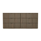 Manhattan Comfort - Clive 72" Commode double à 6 tiroirs style milieu du siècle moderne - Noyer brun-Commode à six tiroirs aux lignes épurées fabriquée en bois manufacturé pour un look de chambre moderne et raffiné
