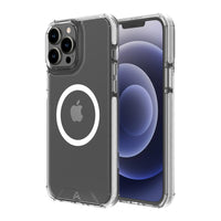 AXS - PROShield etui transparent compatible avec MagSafe teste contre les chutes pour Apple iPhone 13 Pro, Givre-Coin renforçis absorbent les chocs en creant un coussin d'air entre l'appareil et les surfaces