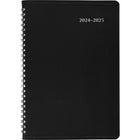 Staples - Agenda scolaire hebdomadaire/mensuel 2024-2025 - 5 1/2 po x 8 1/2 po - assorties/noir - bilingue-Bilingue (anglais et français)