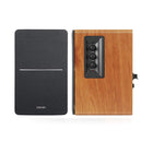 Edifier - R1280DBs Enceintes de bibliothèque alimentées Bluetooth au design classique et au son moderne avec sortie de caisson de basses - Brun-Réglez le volume et basculez les entrées du bout des doigts à partir de la télécommande. Contrôle des graves et des aigus situé sur le côté du haut-parleur principal