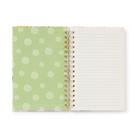 Studio Oh! - Cahier à spirale de format moyen - 5-3/4 po x 8-3/4 po - Ligné - 80 feuilles - Échange de pickleball-Couverture rigide avec motif imprimé en couleurs