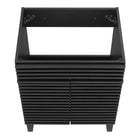 Modway - Render 24" Armoire de toilette de salle de bain (lavabo non inclus) - Noir-8
