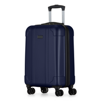 Bugatti - Valise de cabine rigide 21,25 po de la collection Madrid - Bleu Marine-Fabriqué en ABS/PC