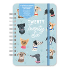Orange Circle Studio - 2026 Agenda Do It All - 5,75 po x 8,25 po - Toutous tout chou-Comprend 340 autocollants pour les congés et les rappels