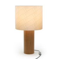 Decent Living - Lampe de table en bois d'érable - Drapeau des États-Unis-Fabriqué au Canada avec de l'érable canadien local de première qualité.