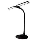 OttLite - Lampe de bureau LED Pivot avec double abat-jour - Clearsun - Noir-Fournit une lumière uniforme et douce avec un indice de rendu des couleurs (IRC) supérieur à 95 pour une excellente précision des couleurs