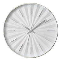Monarch Specialties - 9114 Horloge Murale Rond de 12" - Cadre Blanc-Donnez du style à votre décoration intérieure avec cette horloge murale ronde contemporaine de12 pouces, dotée d'un cadran blanc élégant et d'un cadre blanc chic, alliant à la perfection esthétique moderne et fonctionnalité