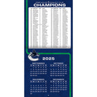 Turner Sports - 2026 Canucks Vancouver Calendrier mural de l'équipe Mensuel - 30,5 cm l x 30,5 cm H - Anglais-Sans plastique et recyclable