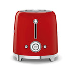 SMEG - Toasteur Rétro À 2 Tranches - Rouge-Nettoyer l'intérieur du grille-pain est plus facile grâce au tiroir à miettes.