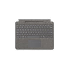 Microsoft - Clavier signature Surface Pro avec rangement pour stylet - Bilingue - Clé copilote - Platine commercial-Interface : Magnétique