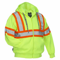 Forcefield - Sweat à capuche de sécurité Deluxe, citron vert, très grand (024-P834J)-Polyester couleur citron vert