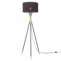 Modway - Audrey Statut Lampe sur pied, Noir-Lampe sur pied