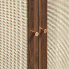 Modway - Calista 63 po voûté Armoire de rangement avec bureau pliant - Noyer-9