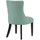 Modway - Regent Touffe Tissu Chaise à manger - Laguna-Rembourrage en tissu polyester