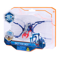 HEX Bots - Skitter Bot Araignée STEM Jouet-Ramper sur n'importe quel terrain : profitez du mouvement effrayant de cet insecte robot autonome alors qu'il rampe dans n'importe quelle pièce, sur n'importe quel sol ou dans n'importe quel espace extérieur 