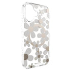 SwitchEasy - Étui Fleur 3D MagSafe pour iPhone 17 - Gris doré-Technologie AIR-BARRIER : absorbe efficacement les chocs, empêche le panneau arrière du téléphone de se fissurer