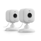 Amazon - Blink Mini 2 caméra de sécurité connectée, compatible avec Alexa - 2 caméras - blanc-Mini 2 est notre caméra de sécurité intelligente enfichable de deuxième génération qui vous aide à rester connecté à ce qui se passe dans votre maison, directement depuis votre smartphone